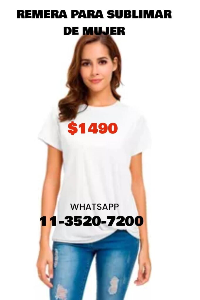 remeras para sublimar