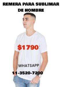 remeras para sublimación